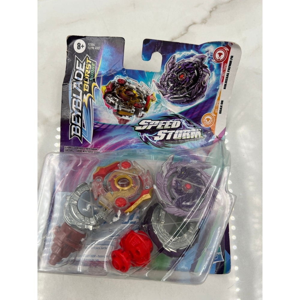 Beyblade Burst Surge Speedstorm Kolossal Fafnir F6 & Odax O6 Dual Pack F2304